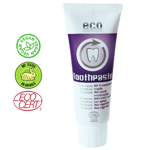 ECO Cosmetics Organik Sertifikalı Çörek Otu Ekstraktlı Diş Macunu